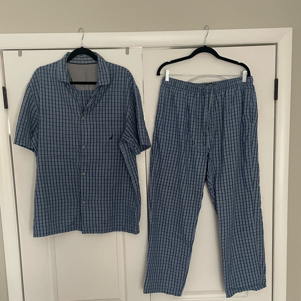 Mens vintage nautica pajama set